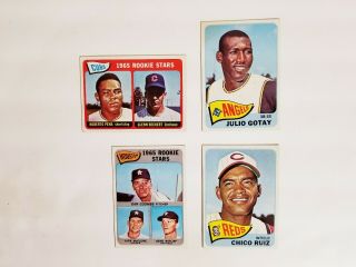 1965 Topps Baseball Set Break Chicago Cubs Rookie Stars 549 Vg - Ex
