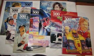 7 Indy 500 Yearbooks Hungness Annual Review 1988 - 91 1993 - 95