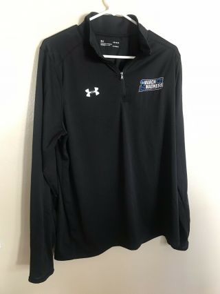 Under Armour 1/4 Zip Size Adult Large Ncaa Basketball March Madness Hiking