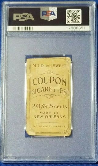 1910 T213 TYPE 2 T206 Coupon Cigarettes TY COBB Red Portrait PSA Authentic Auth 2
