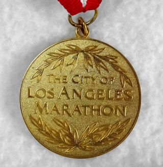 2003 Finisher ' s Medal THE CITY OF LOS ANGELES MARATHON March 2,  2003 2 - 3/8 