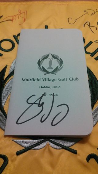 Shane Lowry Autographed Signed Memorial Golf Tournament Scorecard