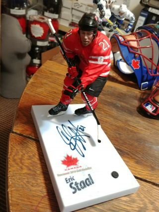 Eric Staal Team Canada Signed Mcfarlane