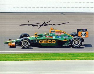 Authentic Autographed Tony Kanaan 8x10 Indy 500 Photo