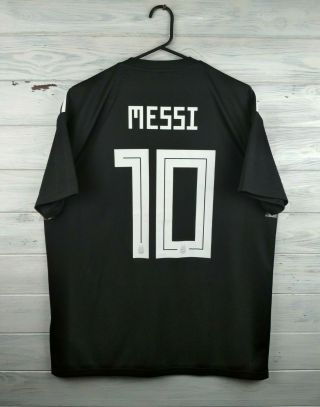 Messi Argentina Soccer Jersey Large 2019 Away Shirt Cd8565 Football Adidas