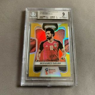 Bgs 9 2018 Panini Prizm World Cup Soccer Gold 06/10 Mohamed Salah