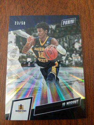 Ja Morant 2019 Vip The National Numbered 23/50 Gorgeous Card