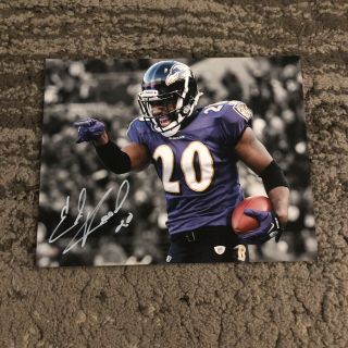 Ed Reed Signed Baltimore Ravens Autographed 8x10 Photo