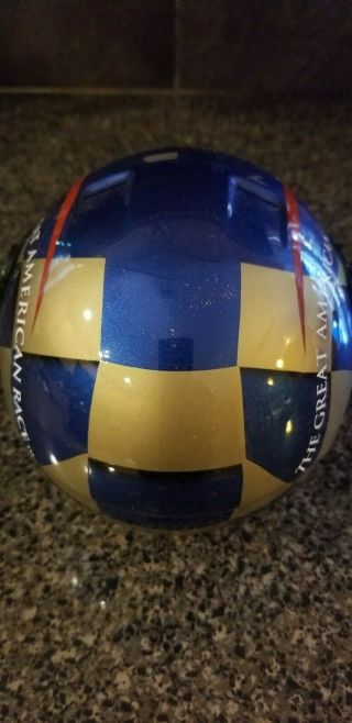 World Center of racing Mini Racing Helmet 1/4 Scale Daytona 500 Collectible 3