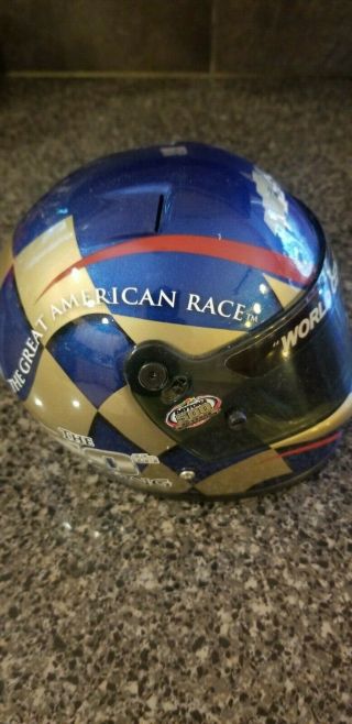 World Center of racing Mini Racing Helmet 1/4 Scale Daytona 500 Collectible 4