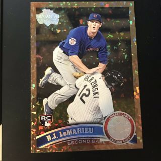 Dj Lemahieu Rookie Card Topps Diamond Anniversary Plus 2 Gold Cards And Rc