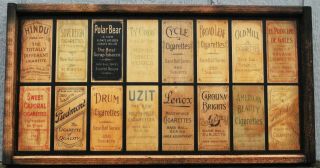 Antique Style 1909 T206 Baseball Card Backs Wood Sign Display Awesome