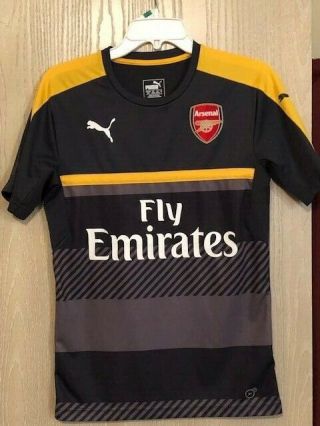 Arsenal 2016 - 17 Puma Training Kit Shirt Jersey Adult Size Small Gunners