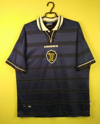 Scotland Jersey Shirt 1998/2000 Home Official Umbro Soccer Football Size Xl