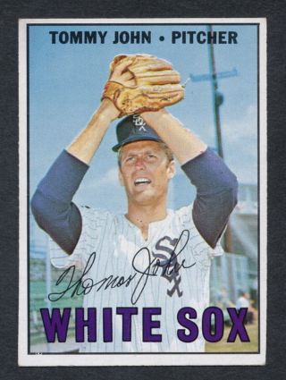 Tommy John Chicago White Sox 1967 Topps 609