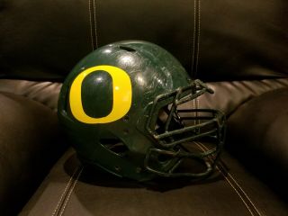 Oregon Ducks Practice worn Game Helmet 2012 - 2015 era 3