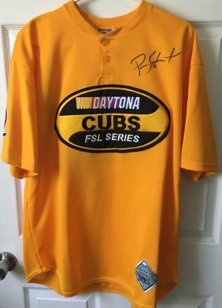 Daytona Cubs Game Worn Jersey Signed Chicago Florida State League 2006 Raceway