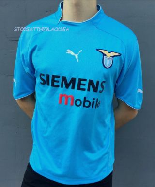 Lazio 2002 2003 Home Football Soccer Shirt Jersey Maglia Trikot Maglia Puma