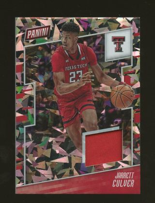 2019 Panini The National Cracked Ice Jarrett Culver Rc Rookie Jersey 21/25