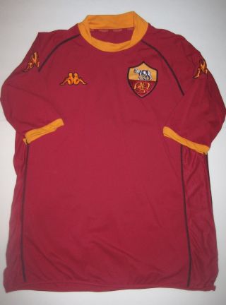 Kappa As Roma Francesco Totti Jersey Shirt Trikot Maglia Italia Home 2002 - 2003