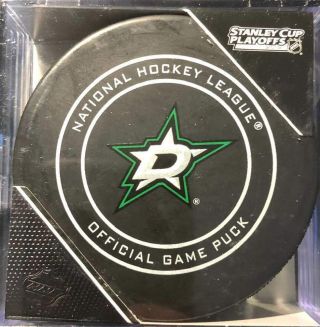 2019 Stanley Cup Playoffs. .  Dallas Stars Official Game Puck