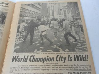 York Mets World Series Champ York Daily News Newspaper Oct 17th 1969 4