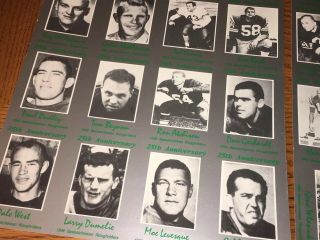 SASKATCHEWAN ROUGHRIDERS 1966 Grey Cup Champion Football Card Uncut Sheets 3