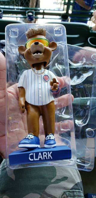 Clark The Cub Bobblehead Chicago Cubs Giveaway 8/4/19 Sga Mascot Javy Bear