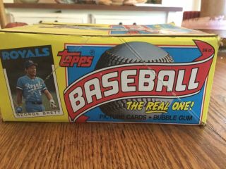 1986 Topps Baseball Wax Pack Box (36 Packs) 3