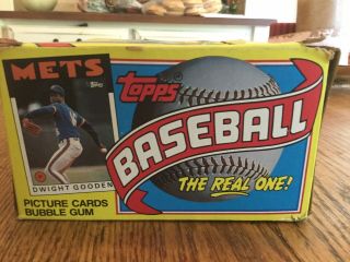1986 Topps Baseball Wax Pack Box (36 Packs) 4