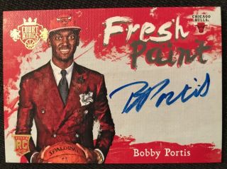 Bobby Portis 2015 - 16 Panini Court Kings Fp - Bp Fresh Paint Rookie Autograph Rc