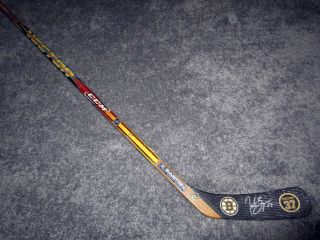 Patrice Bergeron 37 Boston Bruins Autographed Signed Hockey Stick W/ Ysms