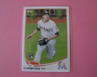 2013 Topps Update Christian Yelich Rookie Card Us290 Rc