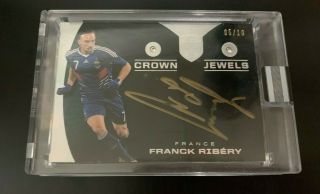 2018 Eminence Franck Ribery Crown Jewels Auto Autograph /10 France