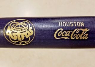 Louisville Slugger Pro 0 Houston Astros 30 " Coca - Cola Chevron Commemorative Bat