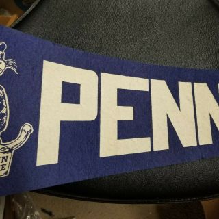 Vintage Felt Penn State Nittany Lions Hitchhiking Pennant Football Wrestling 4