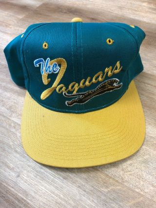 Jacksonville Jaguars Vintage 90s Drew Pearson Nfl Football Snapback Hat