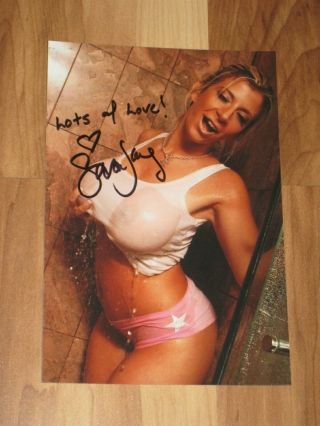 Porn Star Sara Jay Signed 4x6 Sexy Photo Autograph 1