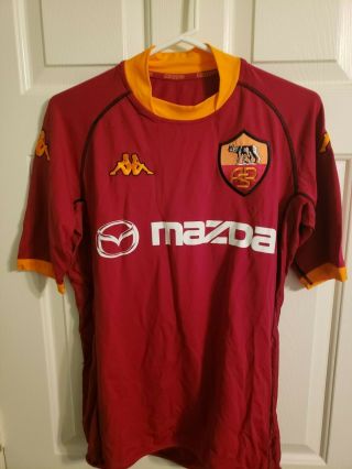 As Roma Soccer Jersey Totti Kappa Mazda