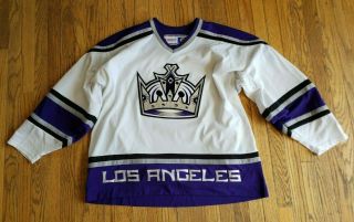 Vintage Authentic Los Angeles Kings Jersey - Crown Logo Ccm Xxl