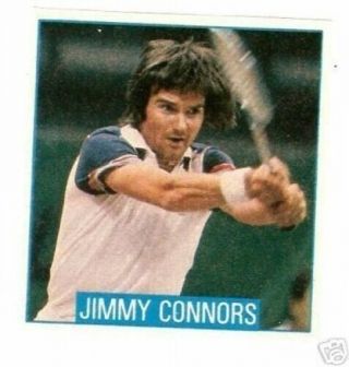 Jimmy Connors - Tennis - Rare Card From Germany