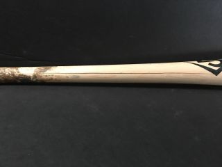 Kevin Newman Pirates Autographed Signed 2017 Game Cracked Bat 1 2