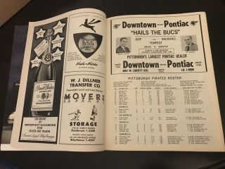1960 World Series Program Pittsburgh Pirates York Yankees 5