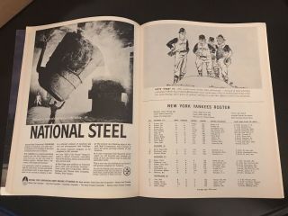 1960 World Series Program Pittsburgh Pirates York Yankees 7