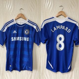 Chelsea London 2011 2012 Home Football Shirt Jersey 8 Lampard Adidas V13927