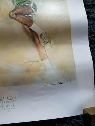 Limited Edition Bill Russell Lithograph Doug West Signed 54/500 - Boston Celtic 4