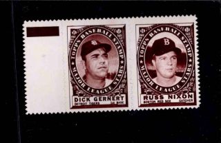 1961 Topps Stamp Panels 67 Gernert/russnixon Nm X1722411