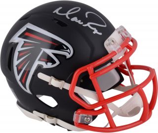 Matt Ryan Atlanta Falcons Signed Riddell Black Matte Alternate Speed Mini Helmet