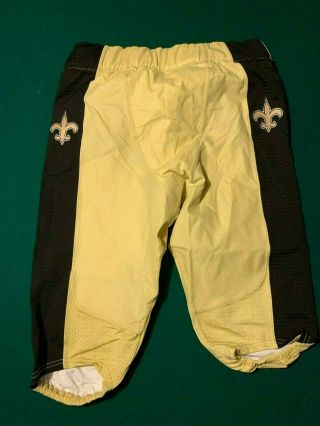Orleans Saints Size 36 Game Worn / Issued Football Pants W/ Belt