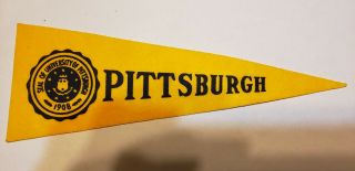 Pittsburgh Panthers Mini Vintage Wool Pennant With Holder